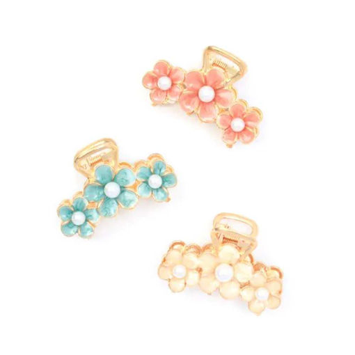 Picture of PEARL BEAD FLOWER CLAMP 5CM